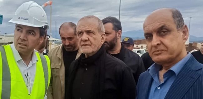 بازدید رییس جمهور از بندر تجاری آستارا