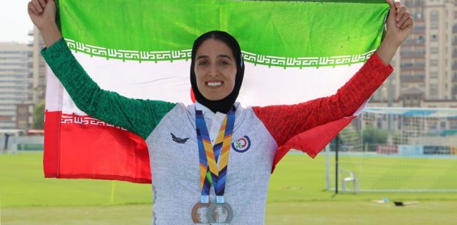 کسب دو عنوان توسط “زینب گل آبکنار” دونده انزلی چی تیم ملی کارگری دو و میدانی ایران در دومین دوره مسابقات دو و میدانی بازی‌های جهانی توسعه ورزش شرکت‌ها ۲۰۲۵