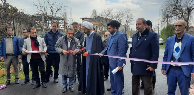افتتاح آسفالت معابر روستایی توسکا محله افتتاح آسفالت معابر روستایی توسکا محله