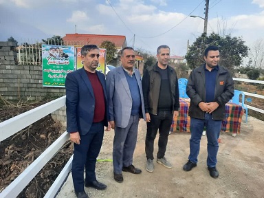 بهره برداری از پل ارغوان هلوکله بخش چابکسر